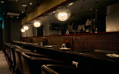 月島もんじゃ 三日月/ミカヅキの店内1