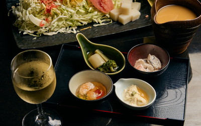 月島もんじゃ 三日月/ミカヅキの料理3